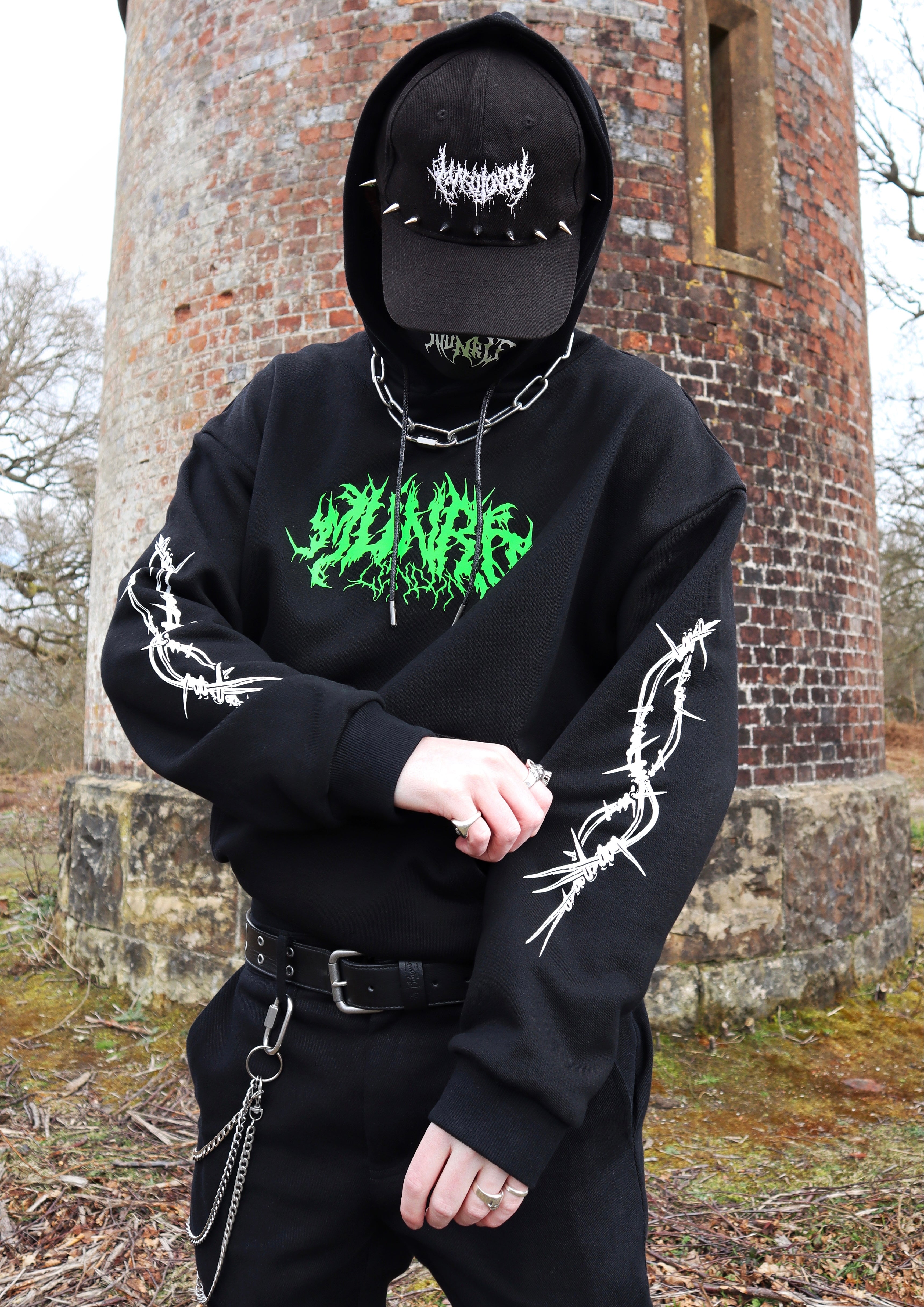 MUNROLONDON™️ TOXIC WASH OUT HOODIE